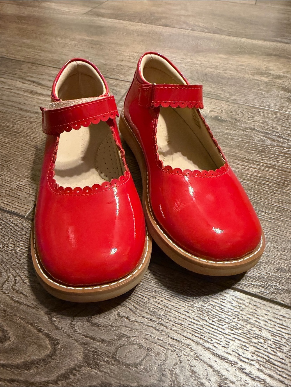 Elephantito Bright Red Patent Mary Jane Shoes for Kids